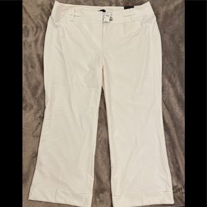 Lane Bryant Ivory Dress pants wide leg